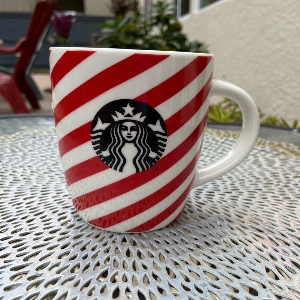 Starbucks Red Striped Siren Mug